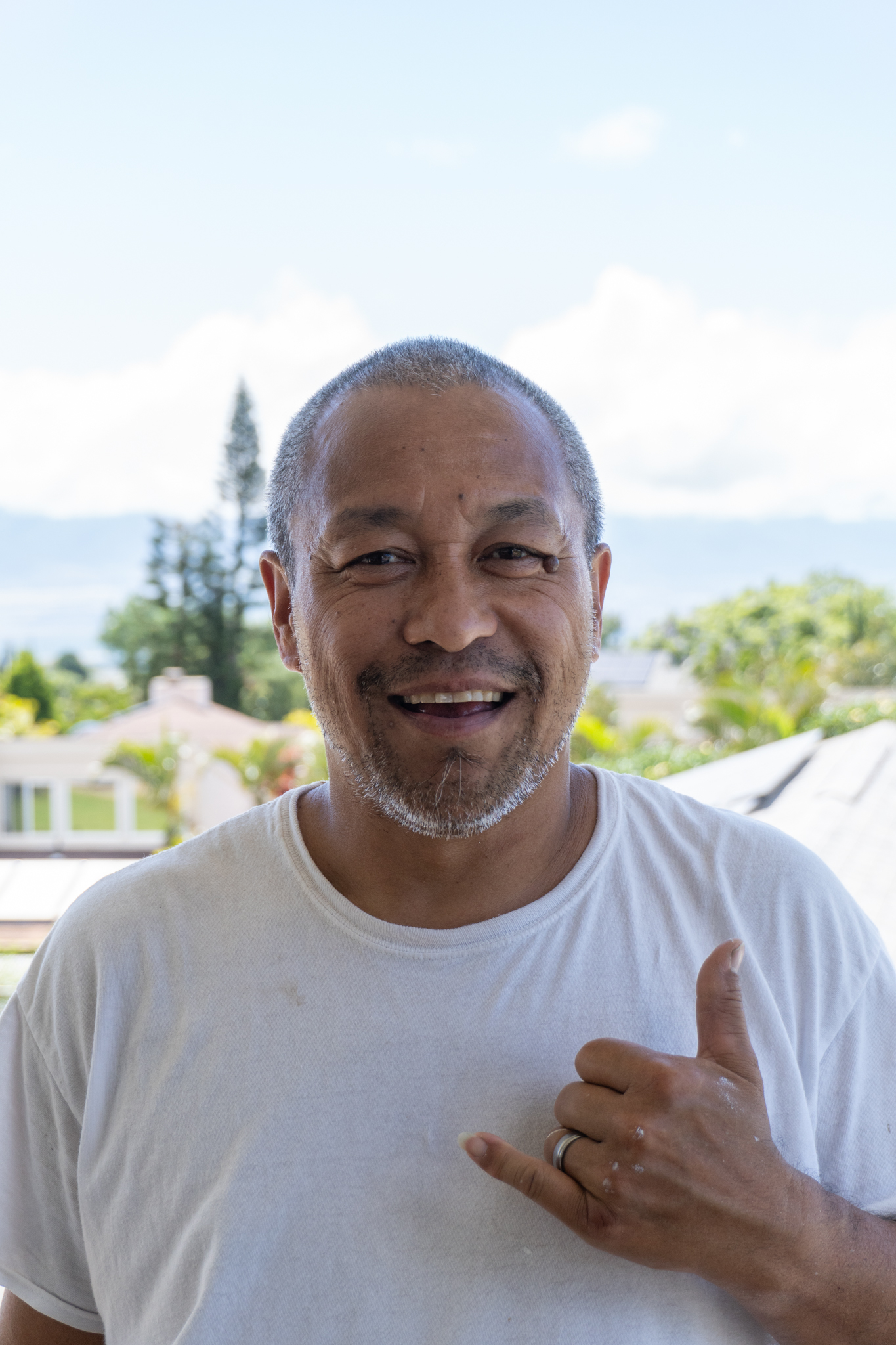 97 Painting Maui crew member